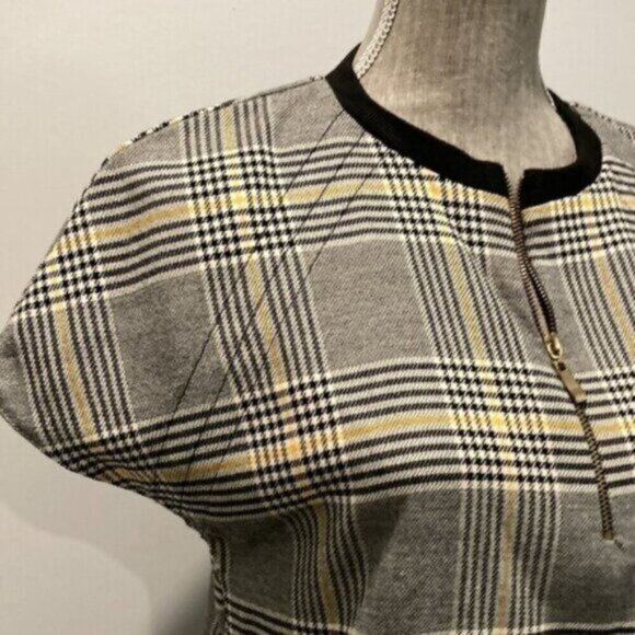 Zara Trafaluc Plaid Short Sleeve Dress​​​​​​ - Picture 2 of 14